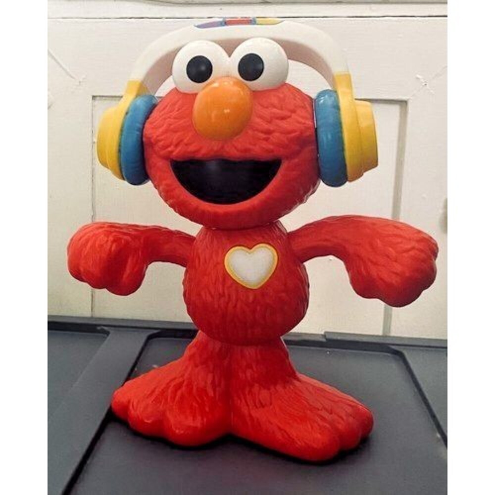 Sesame Street Musical Elmo Let’s Dance Headphones Sings Talks & Dances Works